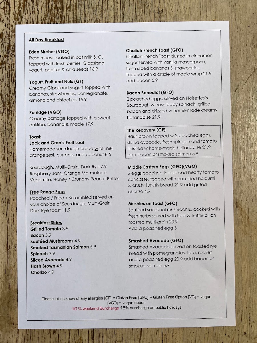 Menu Photo 4