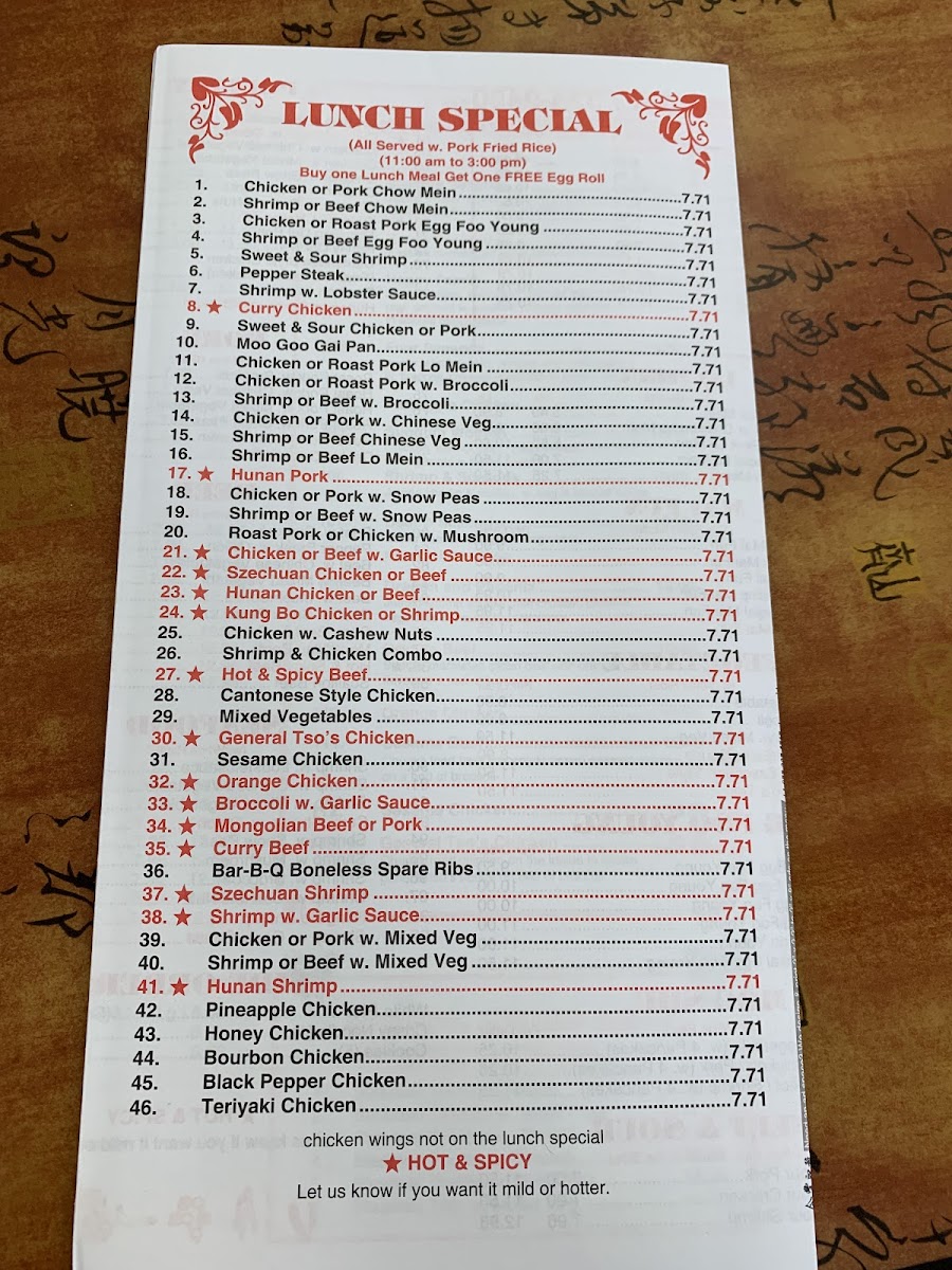 Menu Photo 1