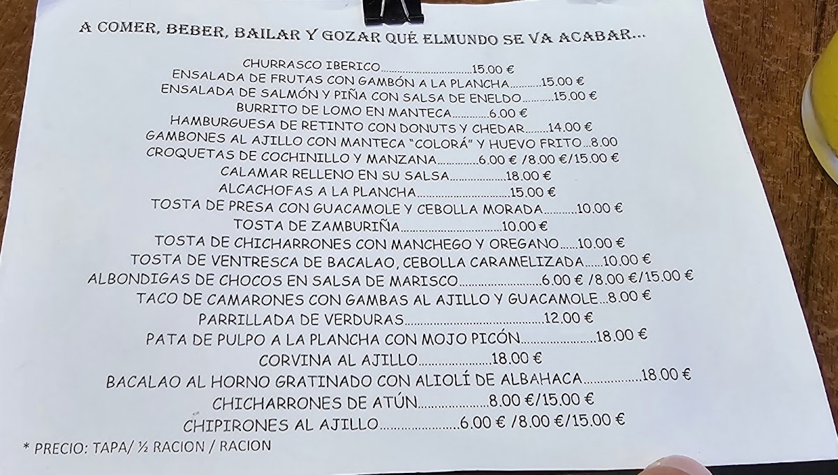 Menu Photo 1