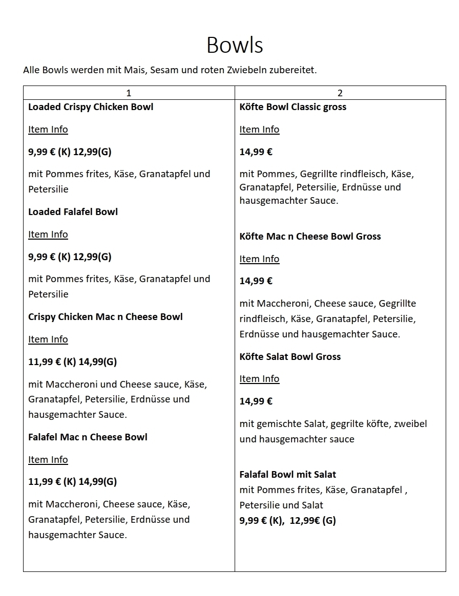 Menu Photo 8