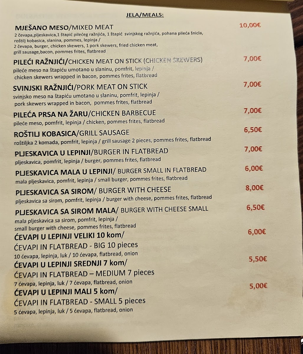 Menu Photo 10