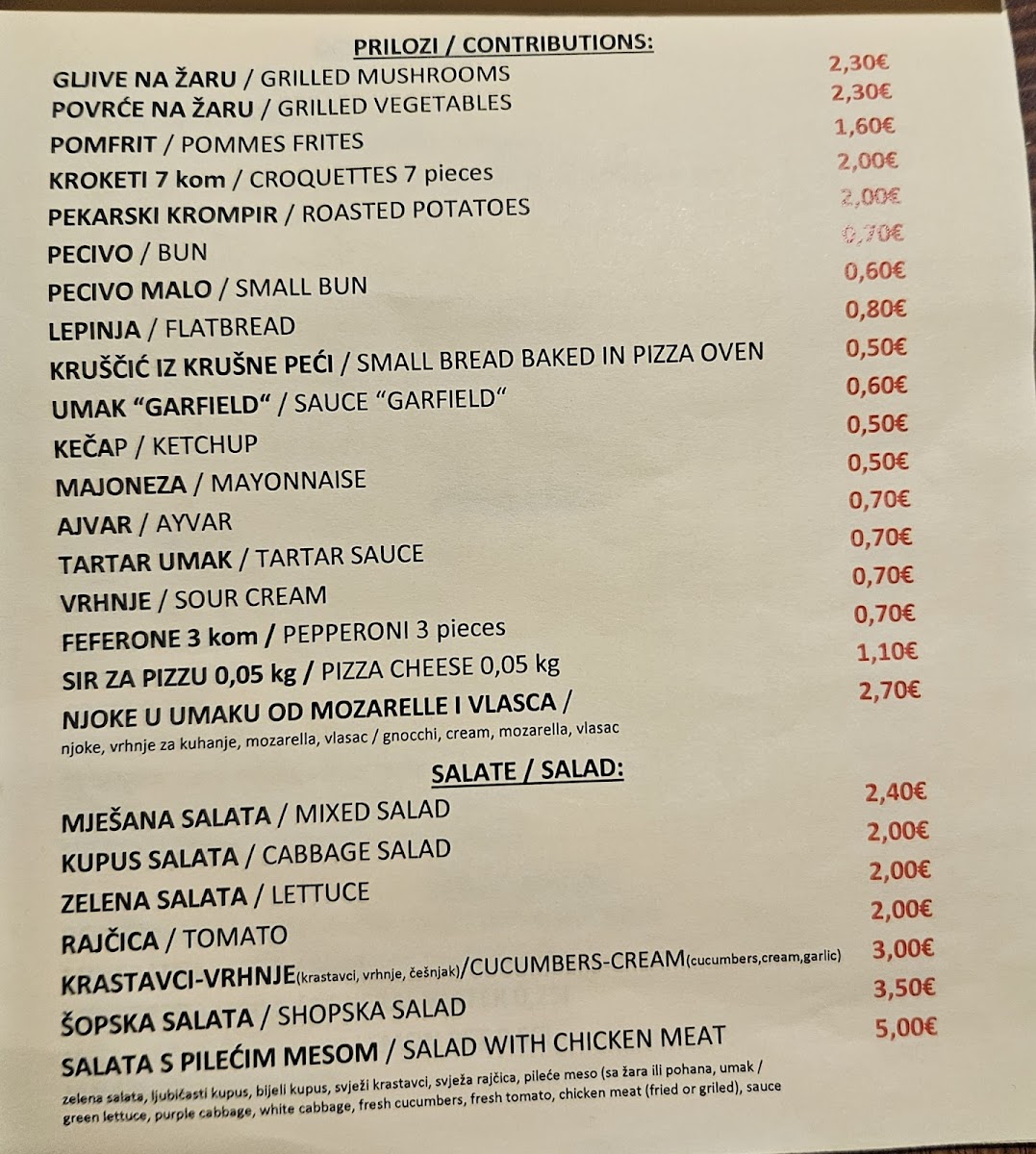 Menu Photo 4