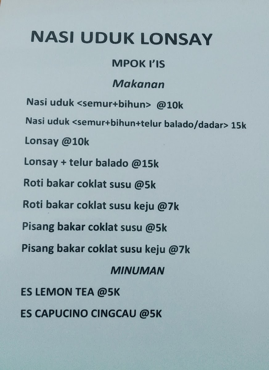 Menu Photo 1