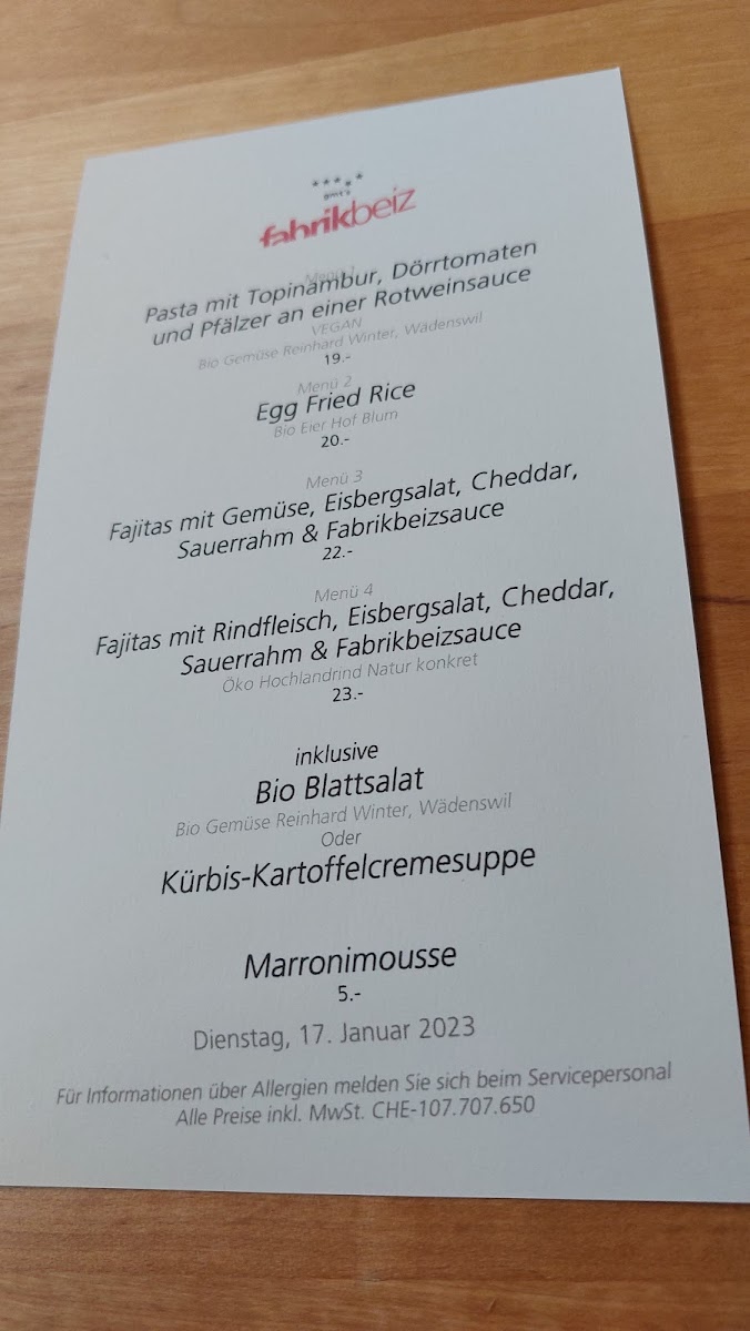 Menu Photo 1